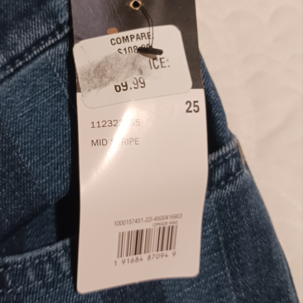 Lee Mid Stripe Flare Bell Bottom Jeans - Picture 7 of 8